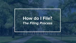 May 21, 2025 - Filing Workshop