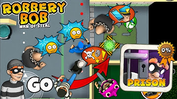 Robbery Bob - Prison vs Robbery Bob 2 Gameplay Walkthrough Ep 92