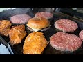 Best and Biggest Burgers in East London. Street Food at Royal Victoria Docks