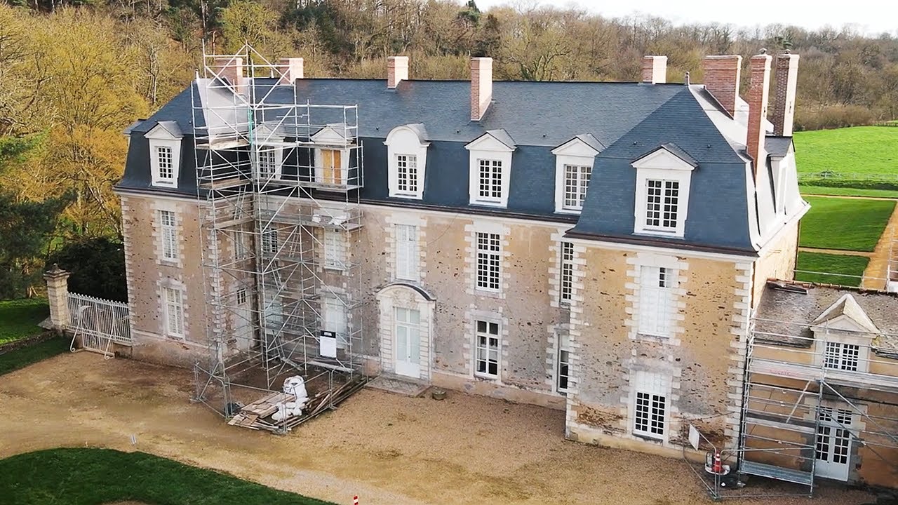 La restauration du Château de la Faucille - Les travaux de charpente et de couverture - Partie 2