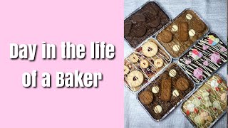A Day In The Life Of A Baker | Baking Postal Baked Goods, Packaging orders, Cleaning, Admin