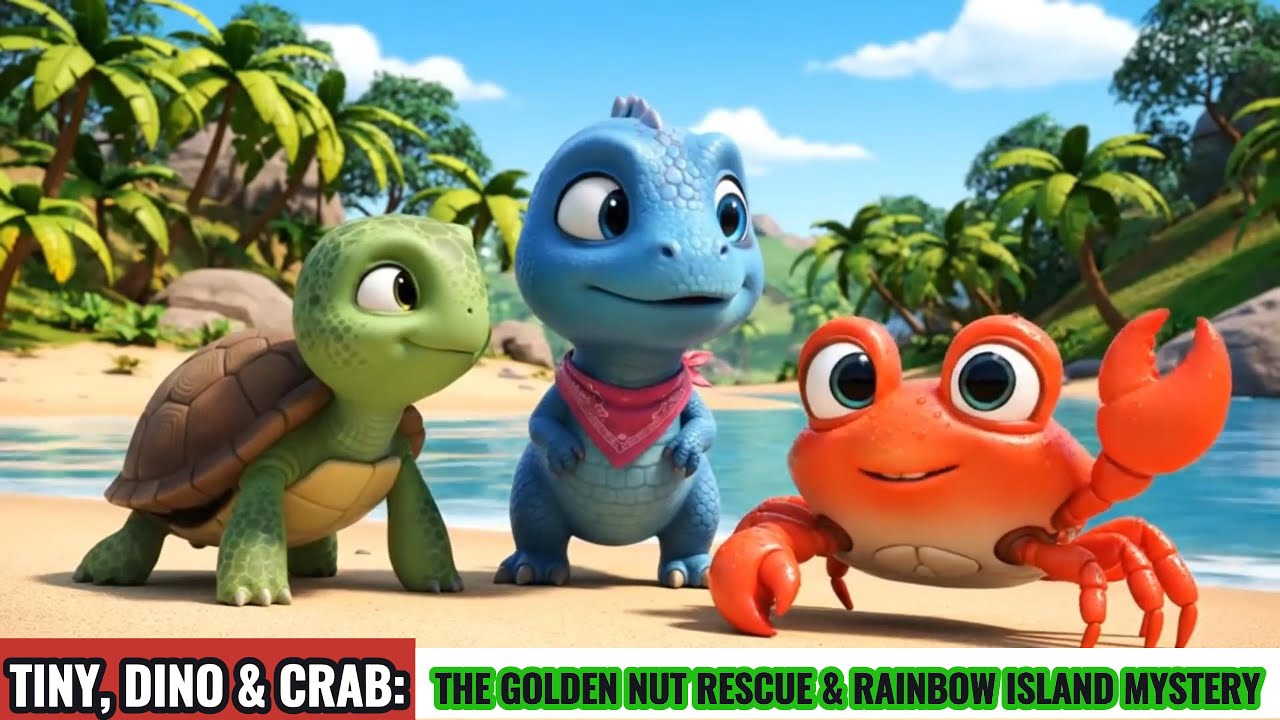 Tiny, Dino & Crab Adventure: The Golden Nut Rescue & Rainbow Island Mystery