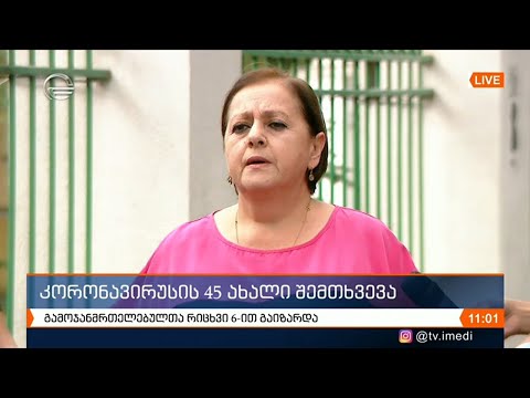 ქრონიკა 11:00 საათზე - 8 სექტემბერი, 2020 წელი