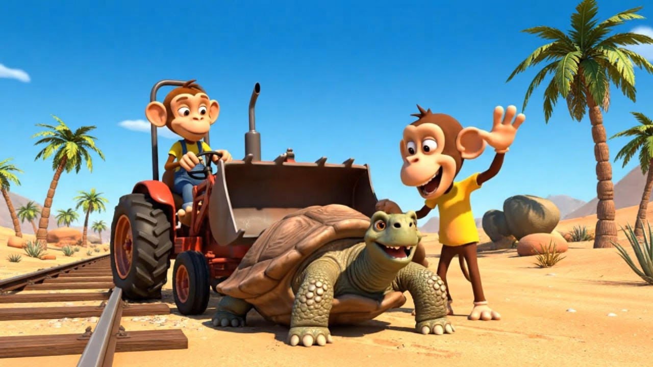 Baby Monkey Stopped a Train to Save a Giant Turtle And This Changed Everything