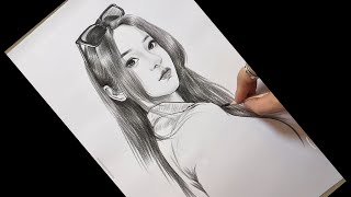 How to Draw Hyper Realistic Girl Step by Step - Learn to Draw Realistic Portraits