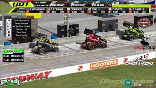Blue Sphere Corporation Dirty Old Bastards 410 Sprintcar series Round 11 Race 1 at USA