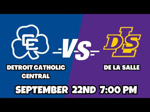 Gridiron Game Day || Detroit Catholic Central vs Warren De La Salle || Full Livestream