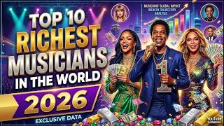 Top 10 Richest Musicians in the World (2026) 💰 | Ranked by Net Worth Update