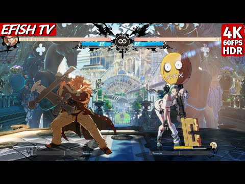 Leo Whitefang vs A.B.A (Hardest AI) - Guilty Gear Strive