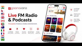 GaanaVana: Live FM Radio & Podcasts App | Official Promo screenshot 5