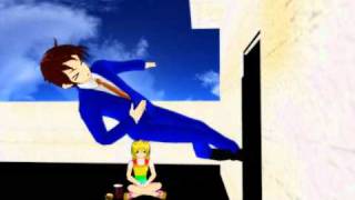 [MMD] - Hetalia - NYC has trouble with doors (NYEH meme)