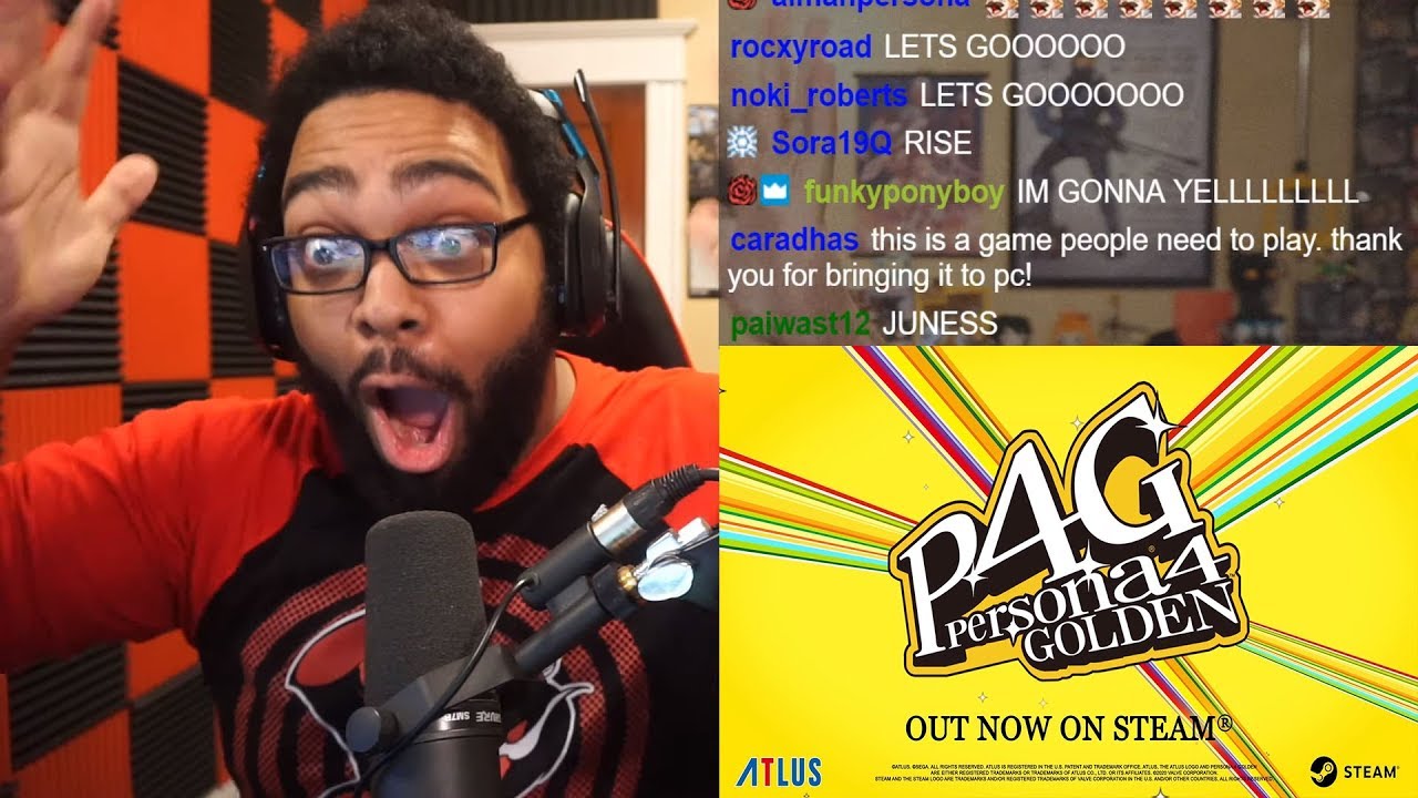 Persona 4 Golden Steam Reaction Discussion YouTube