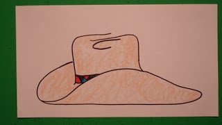Let's Draw a Cowboy Hat!