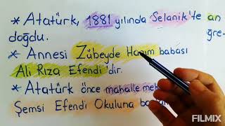 2 sinif hayat bilgisi dersi ataturk un hayati konusu youtube