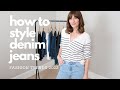 HOW TO STYLE DENIM JEANS 2022 | Casual Outfit Ideas