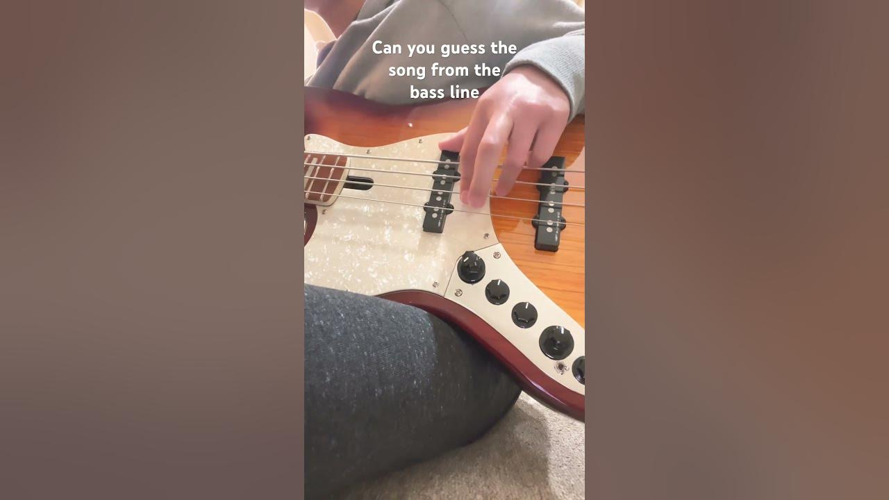 Can you guess the song from the bass line