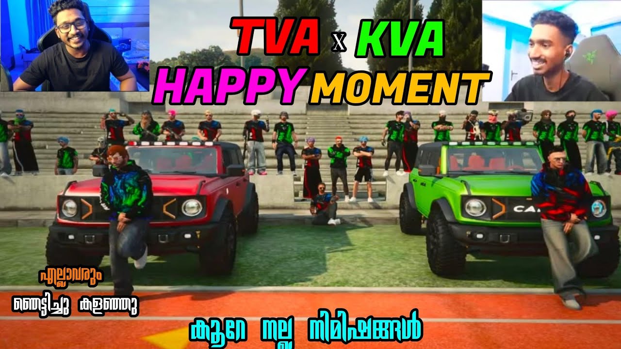 TVA X KVA HAPPY MOMENT ❤‍🩹 അണ്ണന് SURPRISE BRONGO 🚙 വാസു അണ്ണൻ & CARLO TVA, KVA MEMBERS 📈നല്ല നിമിഷം