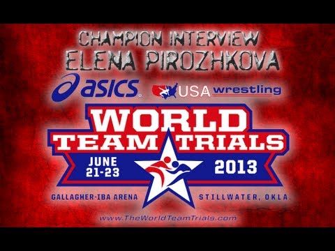 Elena Perizhkova Interview - 2013 Wrestling World Team Trials 63KG Women's Freestyle Winner