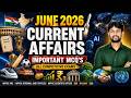 June 2026 Current Affairs MCQ | Important Questions | Daily Current Affairs | All Competitive Exams