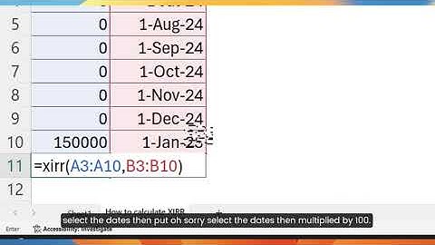 Master XIRR Calculation in Excel: A Step-by-Step Guide