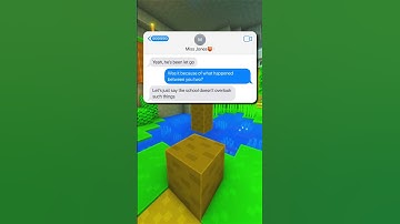 Teacher of The Year (Minecraft Parkour)🏆 #text #story #textingstory #minecraft  #minecraftshorts