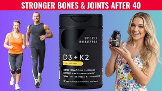 Sports Research® Vitamin D3 + K2 With Coconut Oil Review | Stronger Bones & Joints After 40