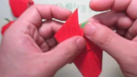 おもしろ折り紙果物立体