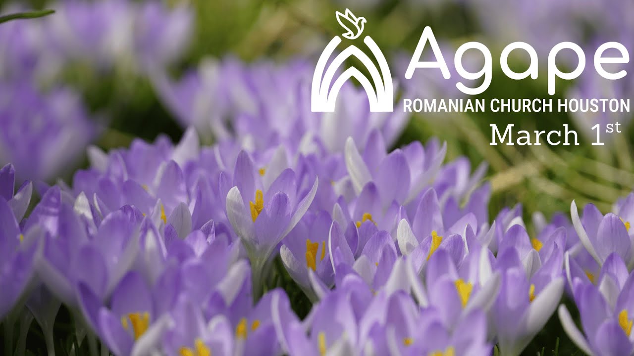 Agape Sunday Morning - March 1st