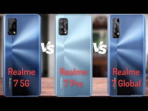 Realme 7 5G vs Realme 7 Pro vs Realme 7 Global