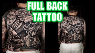 I TATTOOED THIS FULL BACK IN JUST 4 DAYS!