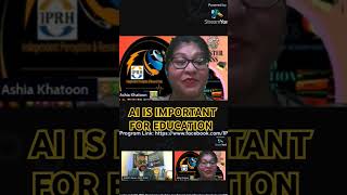 AI IS IMPORTANT FOR EDUCATION #education #masterclass #motivation #interview