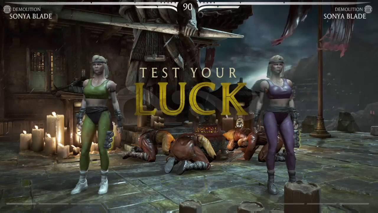 Mortal Kombat XL Test your luck with Sonya Blade (MK1 Skin) - YouTube