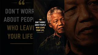 The right people never leave. Loyalty is life's greatest blessing. ❤️ | Nelson Mandela Speech ✨