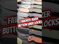 FAVORITE Kizer Button Liner Locks!! #shorts #edc #knives