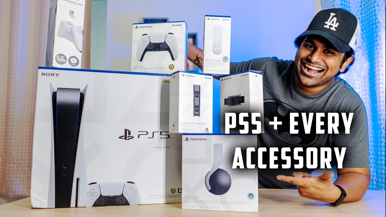 Unboxing The PlayStation 5 (PS5) & All The Fancy Accessories!  Behold, the  behemoth of a #PS5 has landed along with all its accessories. Watch us unbox  them all for your geeky