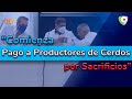 Comienza pago a productores de cerdos por sacrificios | Abinader vuelve a comer cerdo en Cotuí