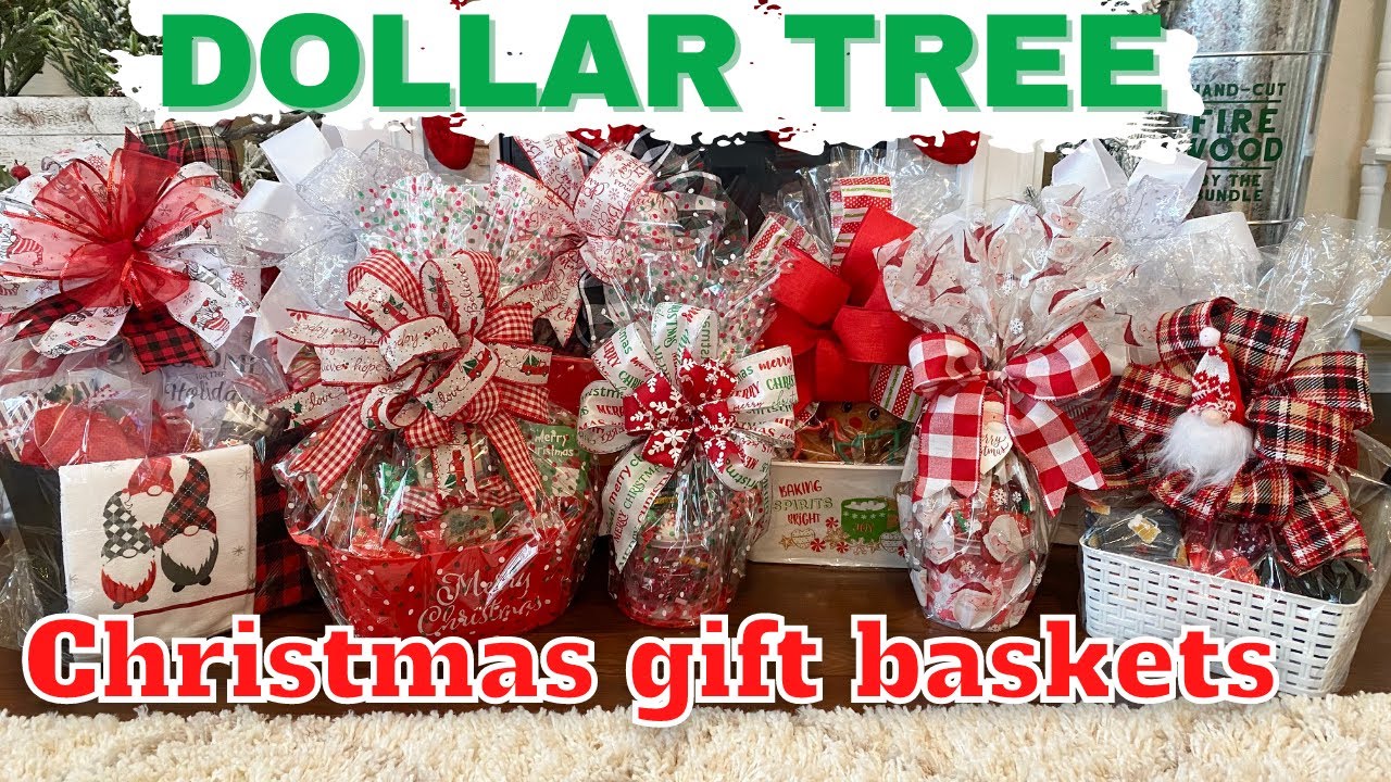 Dollar Tree Gift Basket Ideas 2021 New!! - Youtube