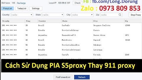 Hướng Dẫn Forward PIA proxy thành IP:PORT - ZALO : 0973809853