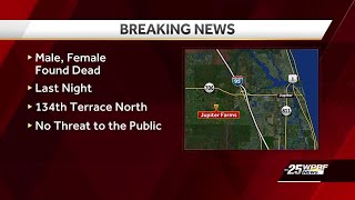 Two killed in double shooting in Jupiter Farms