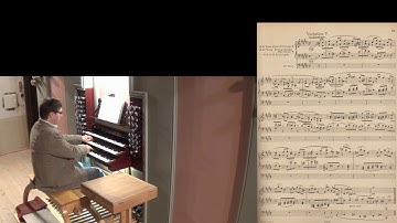 E. BOSSI: THÈME ET VARIATIONS  op. 115.(video+sheet music)