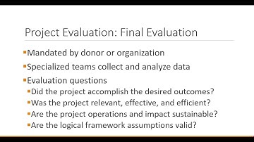 Project Management Fundamentals: Project Monitoring, Evaluation and Control