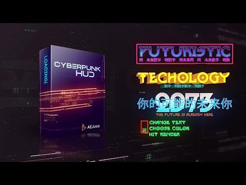 AEJuice Cyberpunk HUD Instagram Stories and Titles