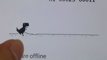 Google. New Hidden Dinosaur Game in Android Google Chrome.