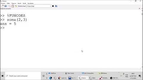 Programação Numérica em Octave - Aula 4 (Funções em Octave)