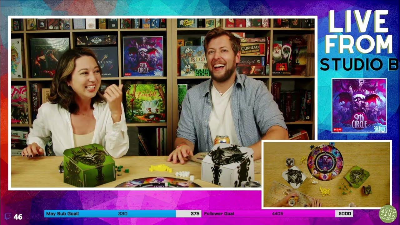 The 9th Circle Board Game Playthrough YouTube