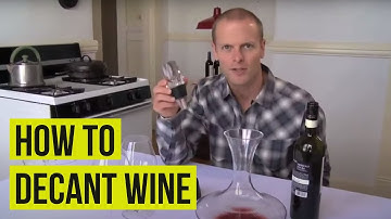 How to Decant Your Wine