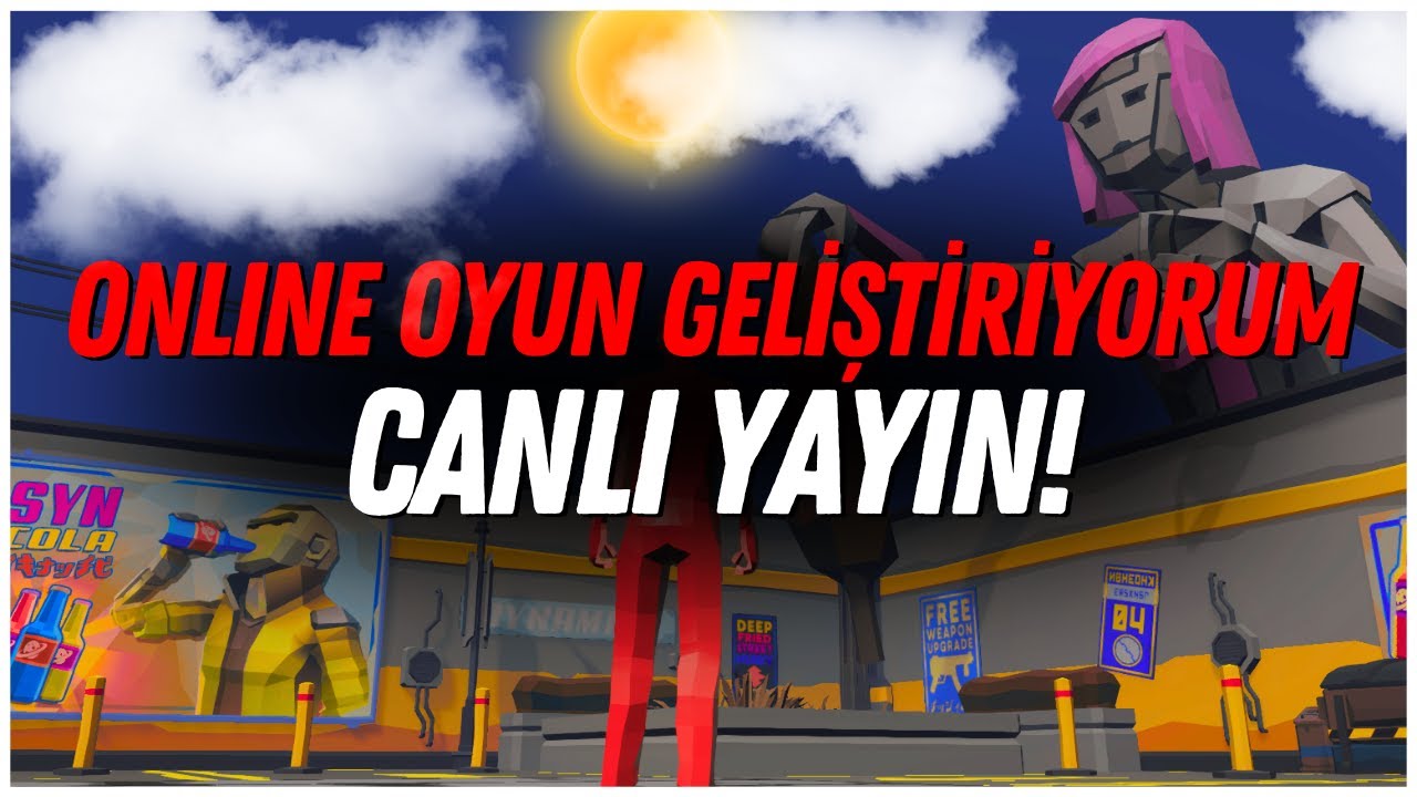 Online Oyun Yapıyorum! Unity Yapay Zeka Online Oyun Geliştirme Canlı Yayın