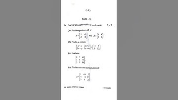 B.com(6 sem)business mathematics(2022year)exam paper