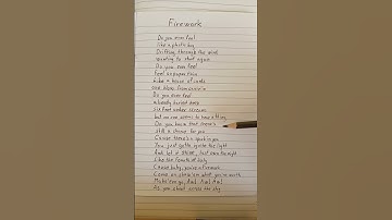 Thumbnail of Firework #lyrics #firework #kattyperry