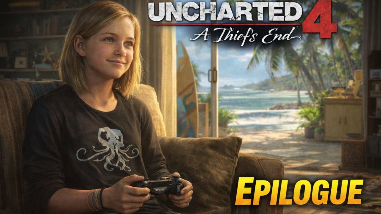 Uncharted 4 A Thief's End Walkthrough Gameplay  - Epilogue (PS5)